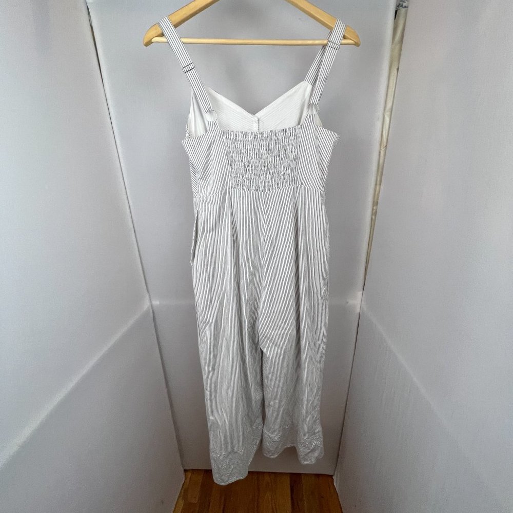 Lulu's Striped Button-Front Jumpsuit - Picture 11 of 16